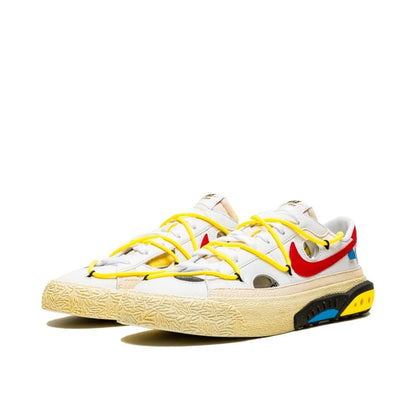 Nike Blazer Low Off-White White University Red - DH7863-100