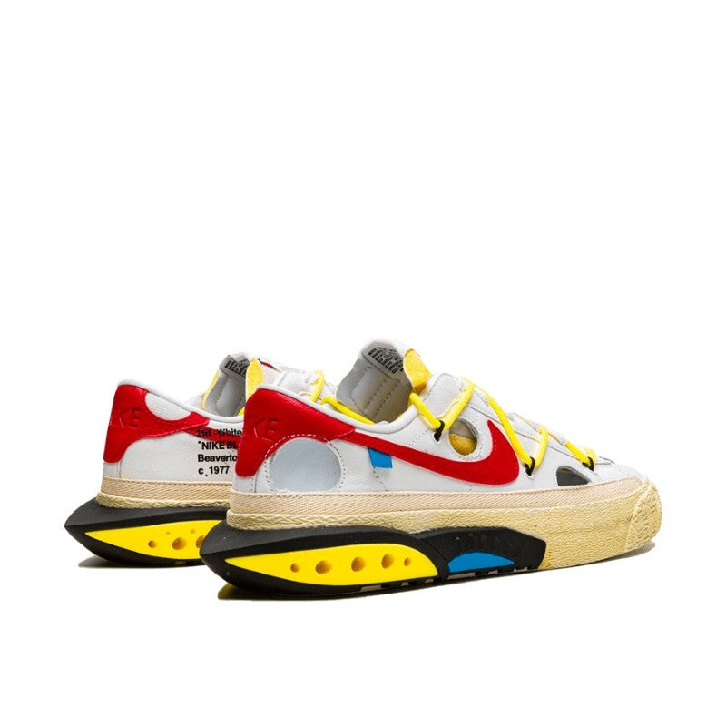 Nike Blazer Low Off-White White University Red - DH7863-100