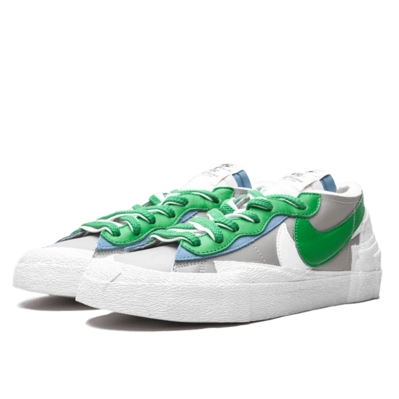 Nike Blazer Low Sacai Medium Grey Classic Green - DD1877-001
