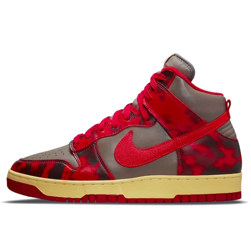 Nike Dunk High 1985 Red Acid Wash - DD9404-600
