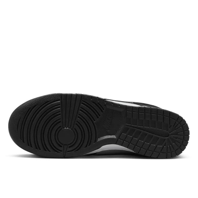 Nike Dunk Low Black Total Orange Mini Swoosh - FN7808-001