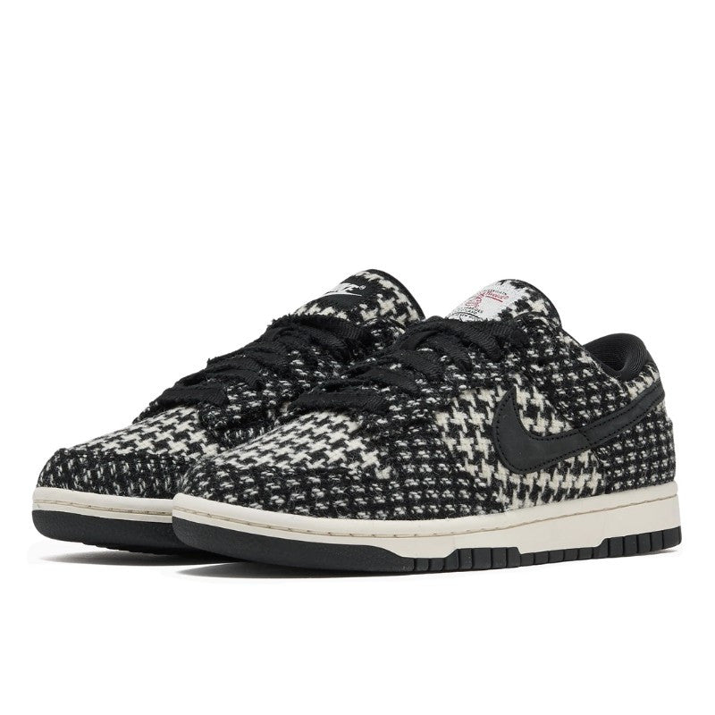 Nike Dunk Low Harris Tweed White Black Multi - HQ5036-901