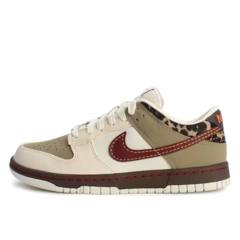 Nike Dunk Low Retro Khaki Team Red Pearl White - IM6687-262