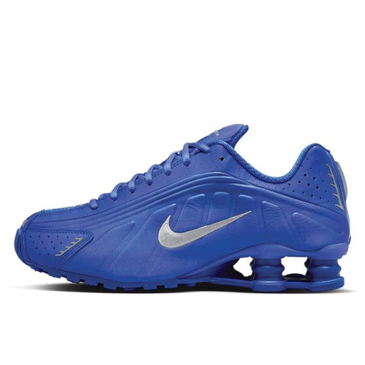 Nike Shox R4 Racer Blue Metallic Silver - HJ7303-445 / BQ4000-002