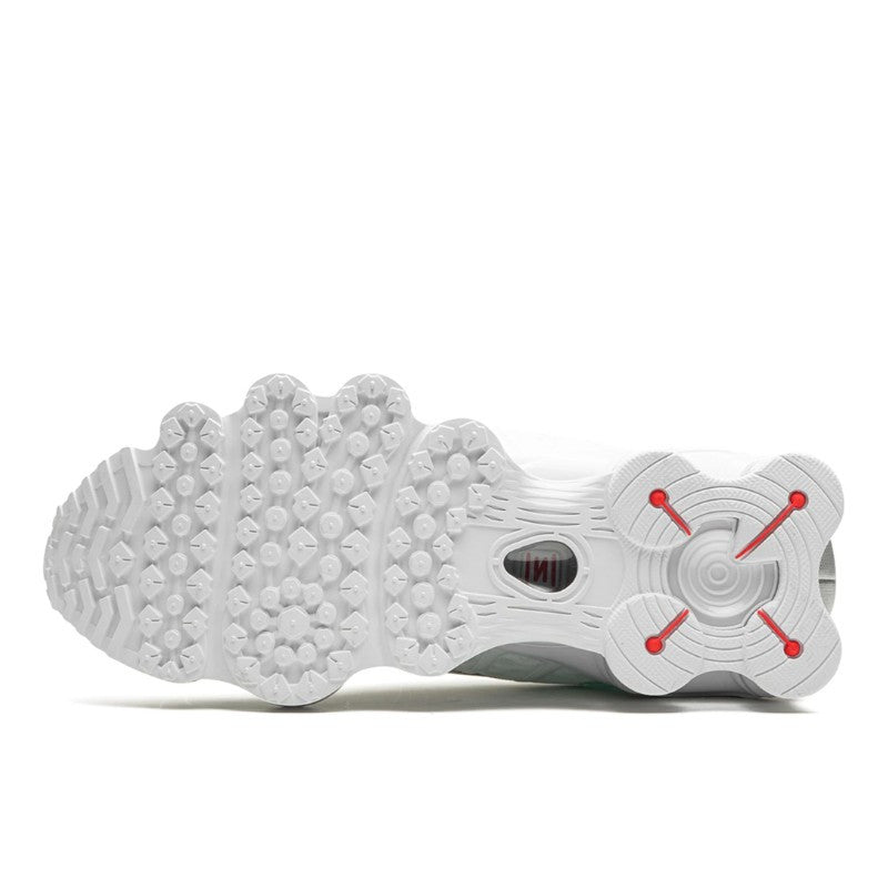 Nike Shox TL White Metallic Silver Max Orange - AR3566-100 / AV3595-100