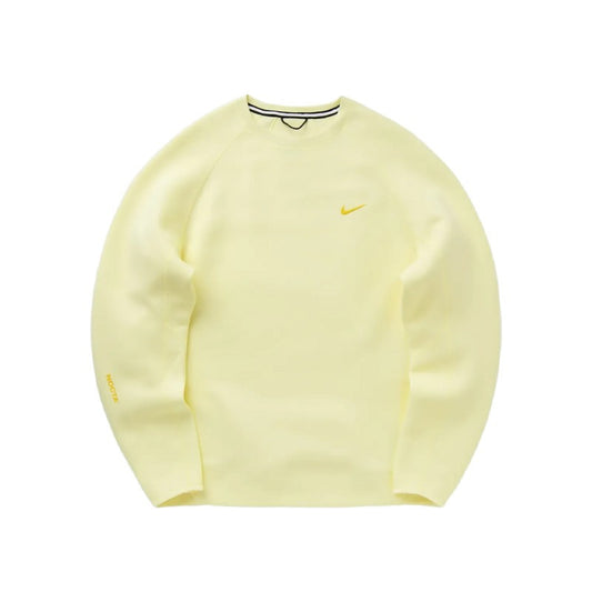 Nike Nike x NOCTA NRG Tech Fleece Crewneck Sweatshirt Citron Tint/Vivid Sulfur - FD8457-821
