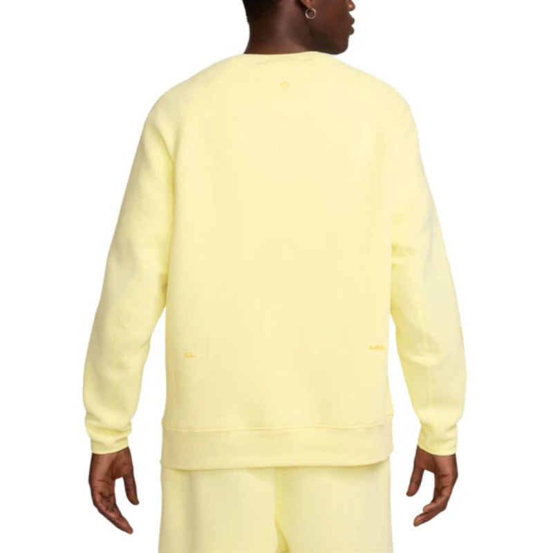 Nike Nike x NOCTA NRG Tech Fleece Crewneck Sweatshirt Citron Tint/Vivid Sulfur - FD8457-821