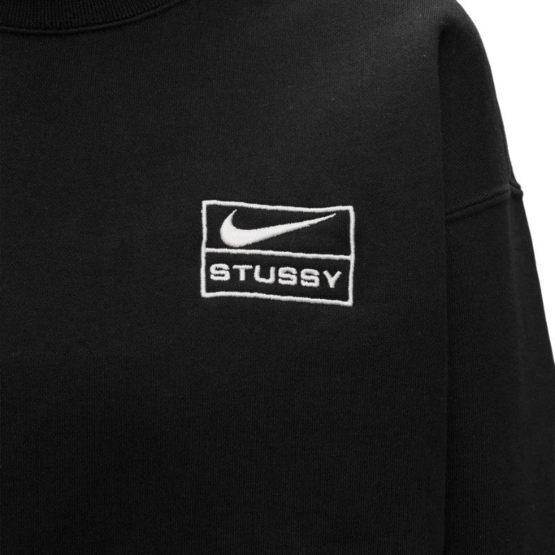 Nike Nike x Stussy Wash Crew Fleece Black - DO5310-010