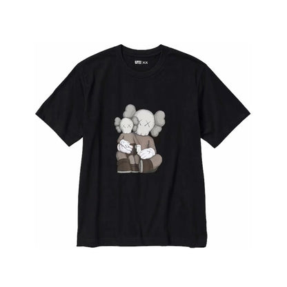 Uniqlo Uniqlo T-Shirt KAWS Black Graphic - 467775