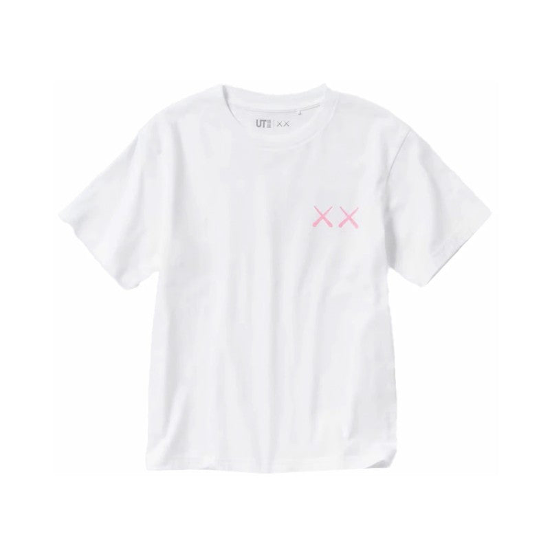 Uniqlo Uniqlo T-Shirt KAWS Pink Graphic - 467774