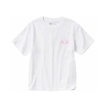 Uniqlo Uniqlo T-Shirt KAWS Pink Graphic - 467774