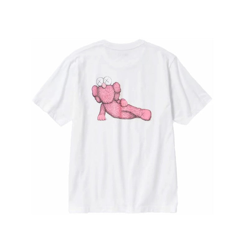 Uniqlo Uniqlo T-Shirt KAWS Pink Graphic - 467774