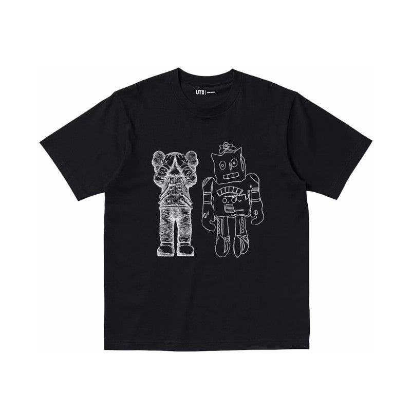 KAWS KAWS x Uniqlo Warhol UT Graphic 476351 T-shirt Black - 476351