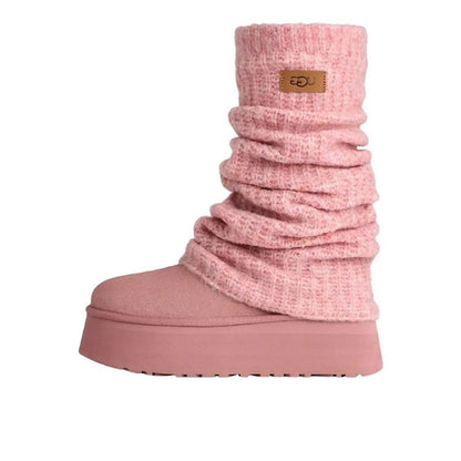 UGG Classic Mini Dipper Legwarmer Boot Pink Dawn - 1178990-PDW
