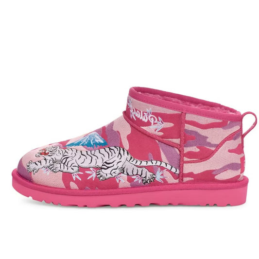 UGG Classic Ultra Mini Boot Palace Pink Camo - 1172071-PKC