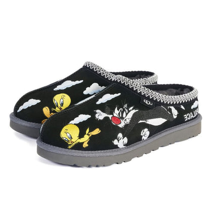 UGG Tasman Slipper Palace x Looney Tunes Black - 1181910-BLK