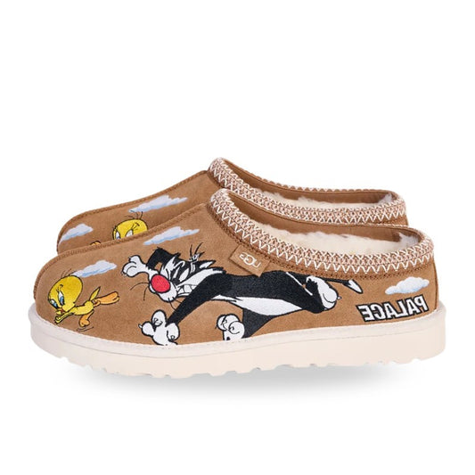 UGG Tasman Slipper Palace x Looney Tunes Chestnut - 1181910-CHE