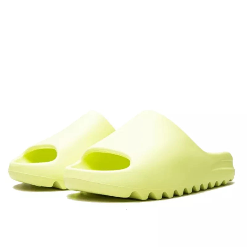 Adidas Yeezy Slide Glow Green (Restock Pair 2022) - HQ6447
